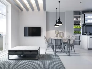 Design neutral dining room culori