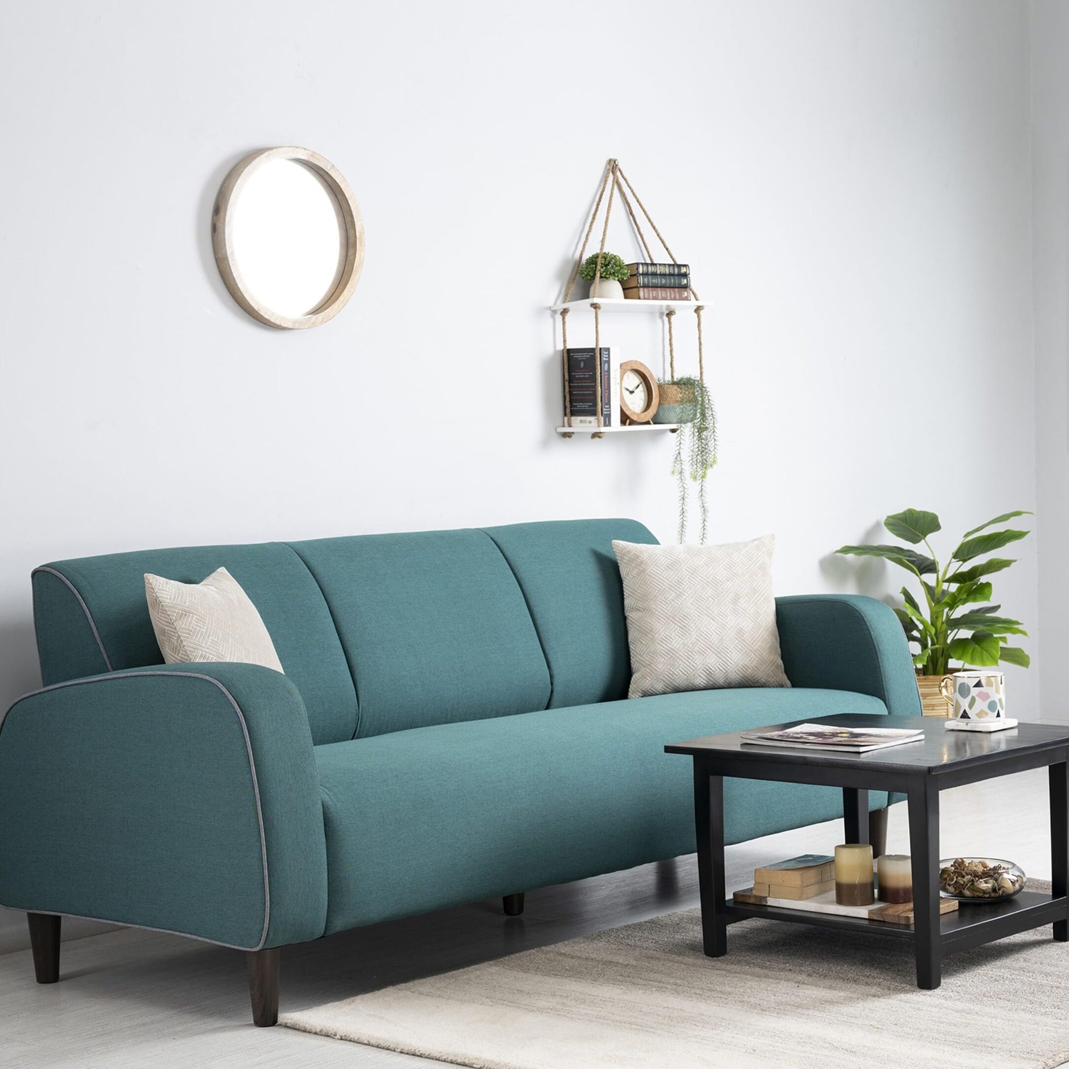 Sofas extendable and fixed with bright colors Elvila brand