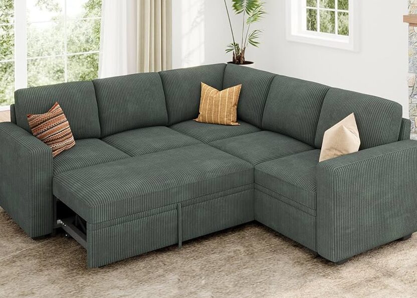 Sofas with extensions that allow daily use as a bed
