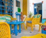 Ideas for the organization of accommodation with bold colors