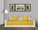 Sofas extendable and fixed with bright colors Elvila brand