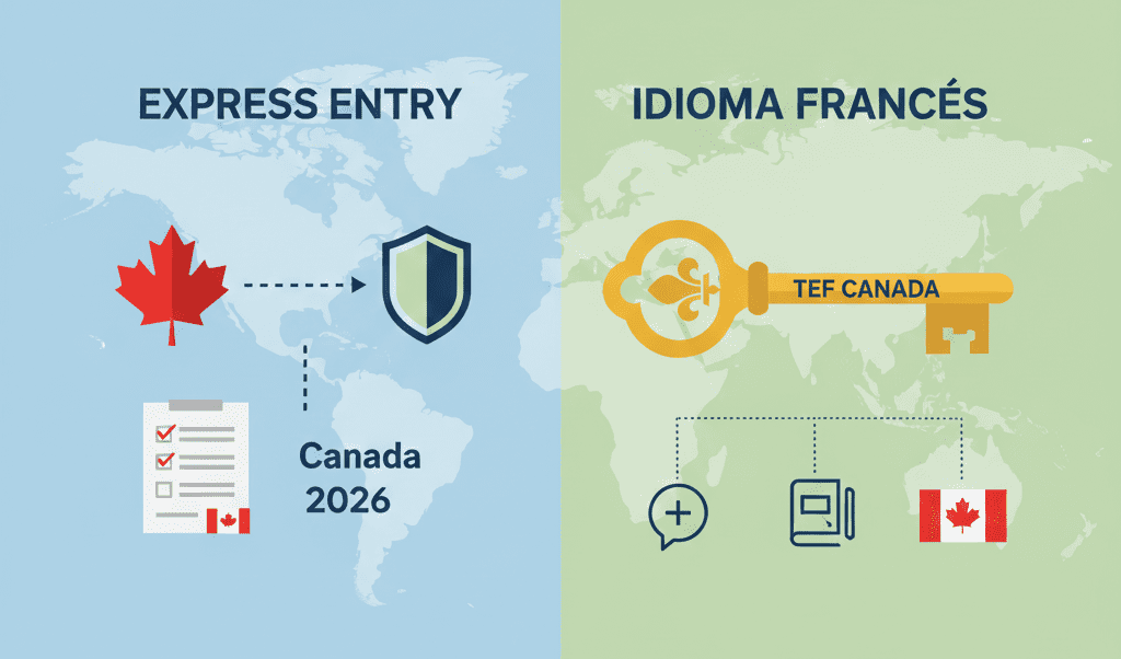 Express Entry Canadá 2026: El Idioma Francés como Llave Maestra